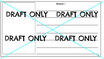 Preview of Opinion Writing Graphic Organizers and Publishing Book