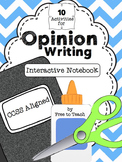 Opinion Writing Interactive Notebook Activities {CCSS Aligned}
