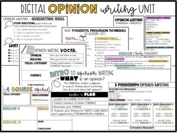 Preview of Opinion Writing Intro Unit - DIGITAL 