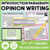 Opinion Writing Introduction Paragraph - How to Write An I