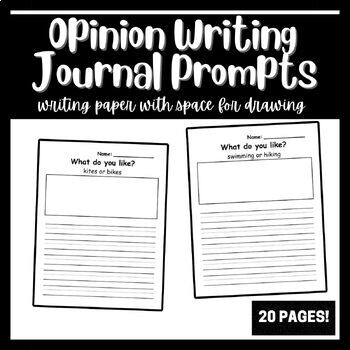 Opinion Writing Journal Primary Grades by Magic in Kinderland | TPT