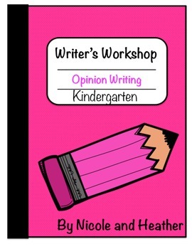 Preview of Opinion Writing Kindergarten