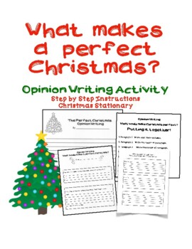 Preview of Opinion Writing  Lesson to go with  Arthur's Perfect Christmas