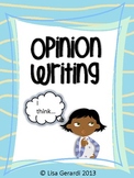 Opinion Writing - Mini-posters, Prompts, Graphic Organizer