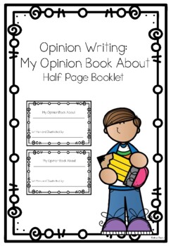 Preview of Opinion Writing: My Opinion Book About