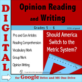 Opinion Writing & Reading DIGITAL - Switch to Metrics? Dis