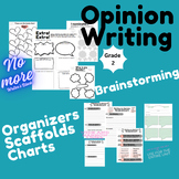 Opinion Writing Organizers, Scaffolds, Brainstorming- For 