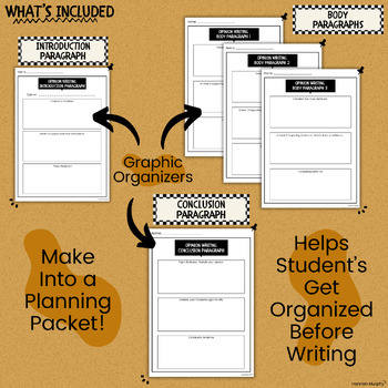 Opinion Writing - Brainstorm, Graphic Organizers, Write, Rubric | TPT