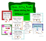 Opinion Writing Bundle: Opinion Writing for Different Levels