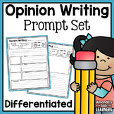 Opinion Writing Prompts - With Editable Option