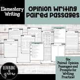 Opinion Writing Paired Passages and Prompts