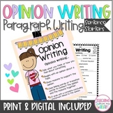 Opinion Paragraph Writing Sentence Starters, ANY Topic, Ch