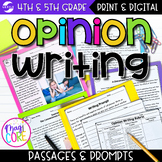 Opinion Writing Passages and Prompts with Lexile Levels Ru