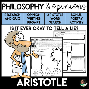 Preview of Opinion Writing | Philosophy | Aristotle