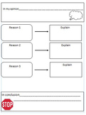 Opinion Writing Plan