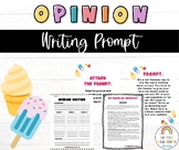 Opinion Writing: Popsicles or Ice Cream