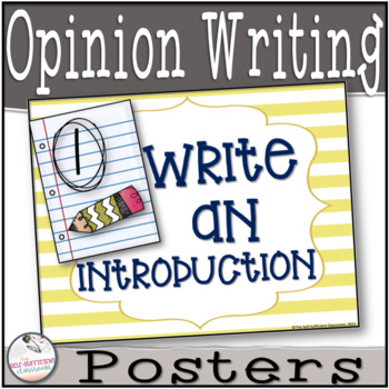 Preview of Opinion Writing Posters