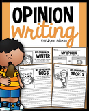 Opinion Writing Practice Pages