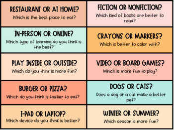 Preview of Opinion Writing Prompt - Choice Board