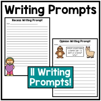 Opinion Writing Prompts by Anna Rose Creations | TPT