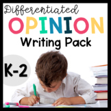 Opinion Writing Prompts, Activities, and Graphic Organizers