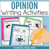 Opinion Writing Prompts, Graphic Organizers, and Writing Pages 