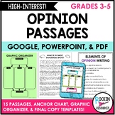 Opinion Writing Prompts- Opinion Writing Passages | GOOGLE