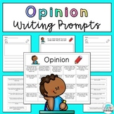 Opinion Writing Prompts: Printable and Digital Google Slides