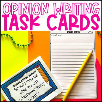 Preview of Opinion Writing Prompts with Transitional Words Chart and Opinion Writing Rubric