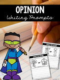 Opinion Writing Prompts for First Grade