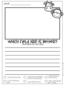 Opinion Writing Prompts (first grade) Ready to Print | TpT