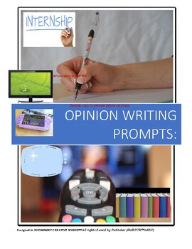 Preview of Opinion Writing Prompts pdf