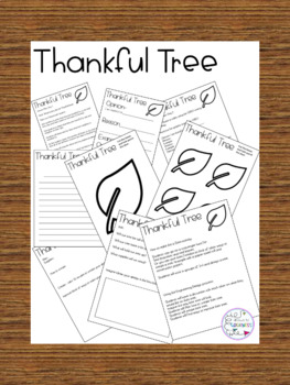 Preview of Opinion Writing & STEM lesson Thankful Tree