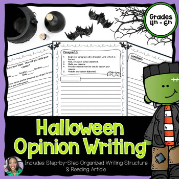 Preview of Opinion Writing:  Should Halloween Costumes be Banned From Schools