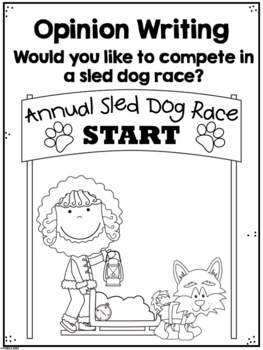Opinion Writing Sled Dog Racing by TCHR Two Point 0 TPT
