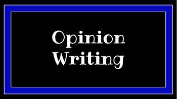 Preview of Writing Workshop: Opinion Writing Minilesson Slides -- Editable