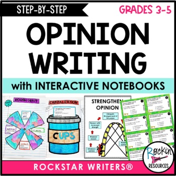 Preview of Opinion Writing - ESSAY WRITING - HOW TO WRITE AN ESSAY - INTERACTIVE NOTEBOOKS