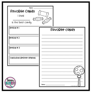 Opinion Writing Template by Team Santero | TPT