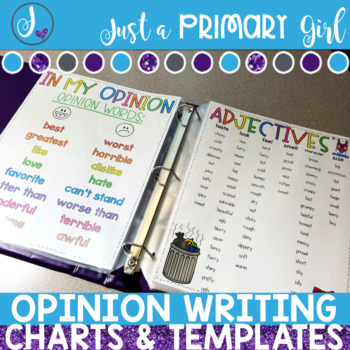 Preview of Opinion Writing Templates and Charts