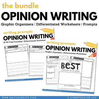 Preview of Opinion Writing The Bundle