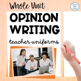 Opinion Writing Unit | 4 passages  3 levels Organizers | R