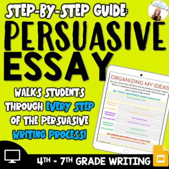 Preview of Opinion Writing Unit | A Step-by-Step Writing Guide for Persuasive Essays