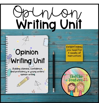 Preview of Opinion Writing Unit | First Grade | LOW PREP