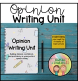 Opinion Writing Unit | First Grade | LOW PREP