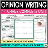 Opinion Writing Anchor Chart Lesson Plan Activities ESL Op