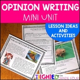 Opinion Writing Unit | Graphic Organizers, Passages, Lesso