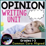 Opinion Writing Unit: Writing Graphic Organizers, Lesson Plans, Prompts, Posters