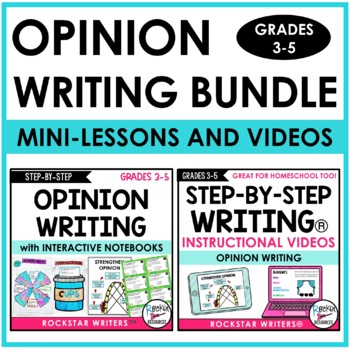 Preview of Opinion Writing Unit and Mini-Lesson Videos