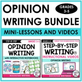 Opinion Writing Unit and Mini-Lesson Videos