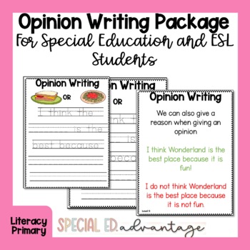 opinion writing special education